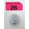 Image 1 : 1 Oz .9999 Silver 2012 Maple Leaf Coin 