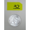 Image 1 : 1 Oz .999 Silver Indigenous/ Buffalo Round 