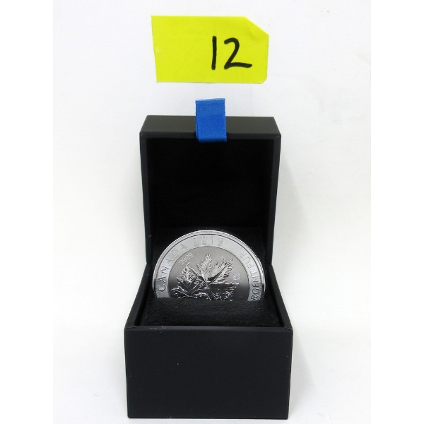 1.5 Oz .9999 Silver 2019 Superleaf Coin 