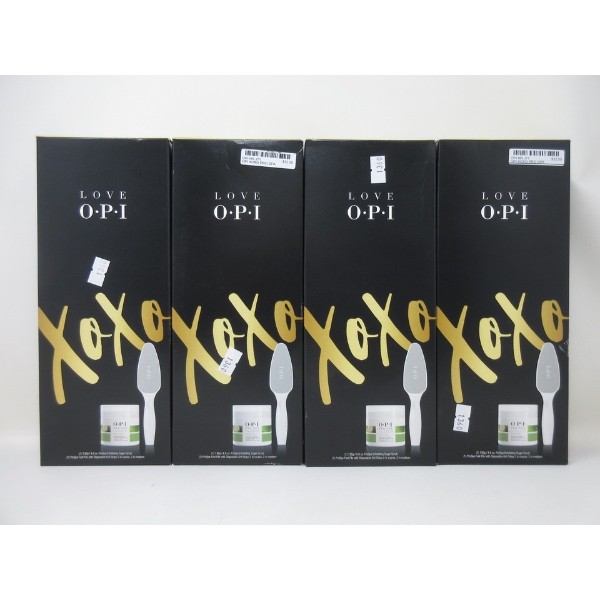 4 New Love OPI XOXO Sugar Foot Scrub Kits