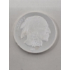 Image 1 : 1 Oz .999 Silver Indigenous/Buffalo Round 