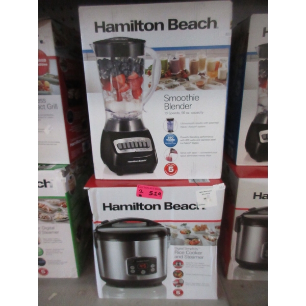 Hamilton Beach Rice Cooker & Smoothie Blender