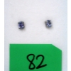 Image 1 : New 1 CT Tanzanite Earrings in Sterling Silver