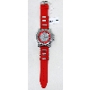 Image 2 : New Red Techno Pave Large Face Watch
