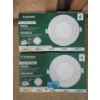 Image 1 : 2 Luminus LED Panels Lights w/ Detached Junction Box