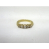 Image 2 : 14 K Yellow Gold 5-Diamond Ring - .79 CTW