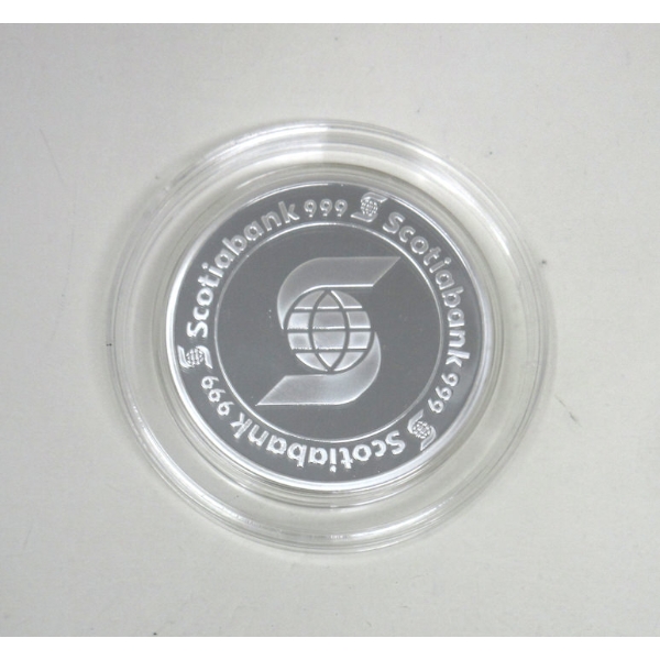 5 Oz .999 Silver Scotiabank Investor Round 
