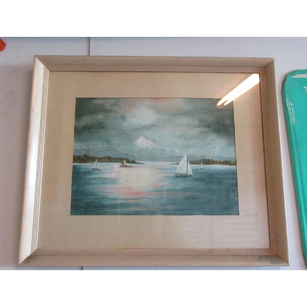Original George Harris Watercolour - "Oak Bay" 