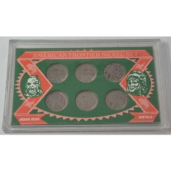 United States Minted Coin Set - 6 Nickels 