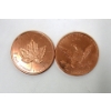 Image 2 : 10 x 1 Oz. Canada/USA .999 Fine Copper Rounds