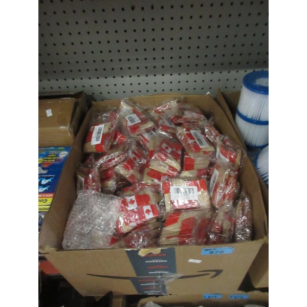 100+ New Packs of 200 Canada Flag Party Picks