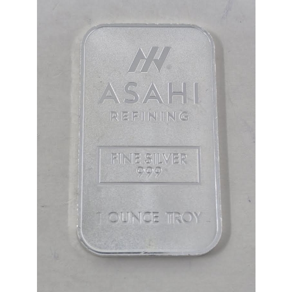 1 Oz .999 Silver Asahi Mint Bar 