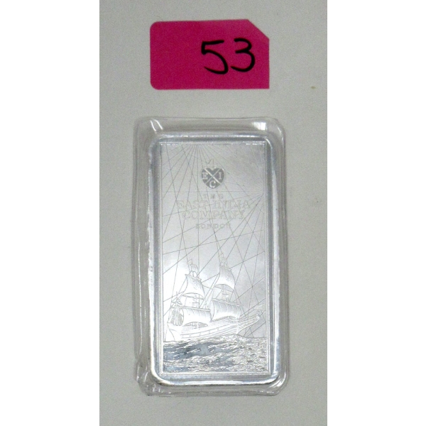 8 Oz/ 250 Gram .999 Silver 2021 St. Helena Legal Tender Bar 