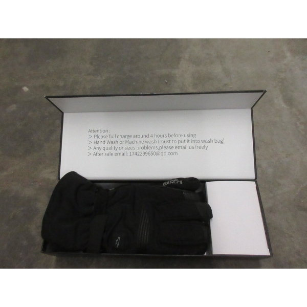 New Barchi Black Heated Gloves - Size XL