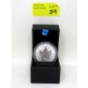 Image 1 : 1 Oz .9999 Silver 2016 Maple Leaf Coin 