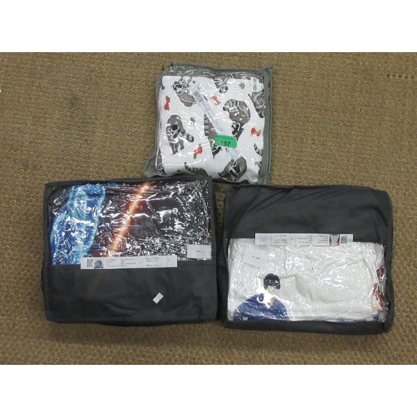 3 Assorted Twin Size Duvet Cover Sets 