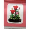 Image 2 : 5 New Red Rose Craft Kits with 5" Tall Domes