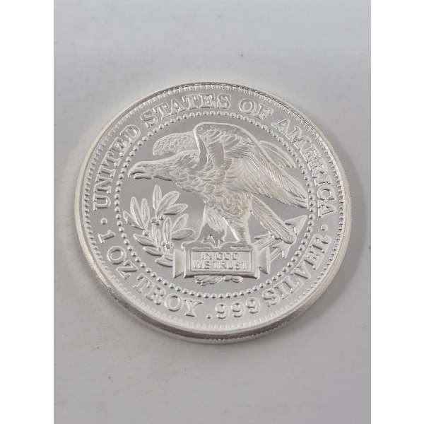 1 Oz .999 Silver Silver Trade Unit/Eagle Round