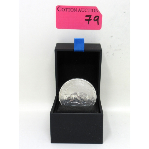 1.5 Oz .9999 Silver Polar Bear Coin 