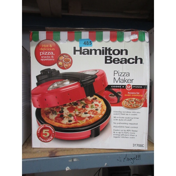 Hamilton Beach Electric Pizza Maker in Box