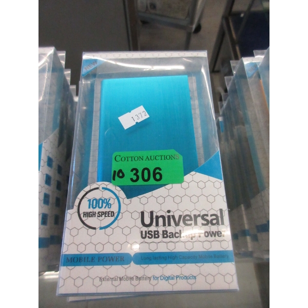 10 Universal USB Power Banks - Blue
