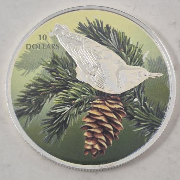 1/2 Oz .9999 Silver 2017 Nature/Bird Coin 