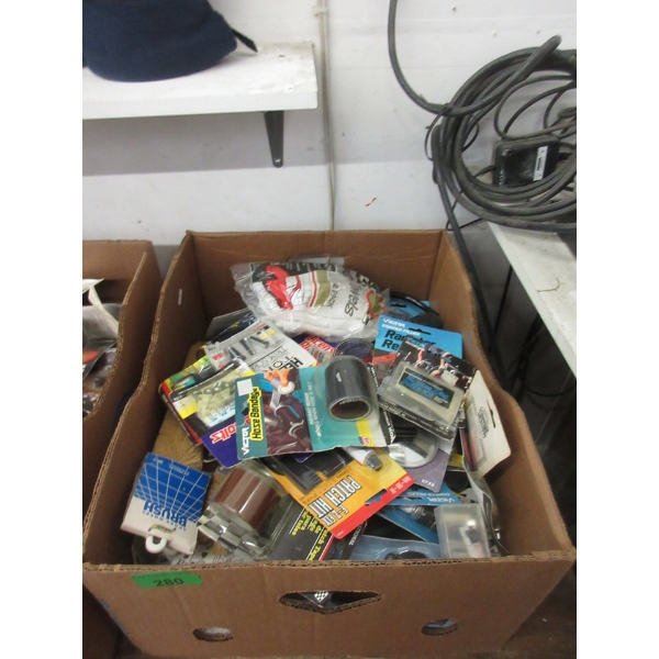 Large Box of Assorted New Auto & Bike Tools