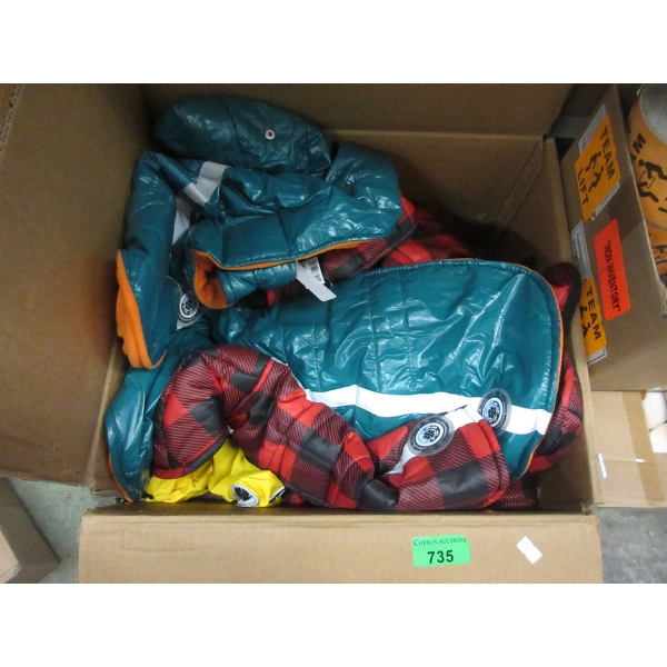 8 Dog Coats - Assorted Sizes