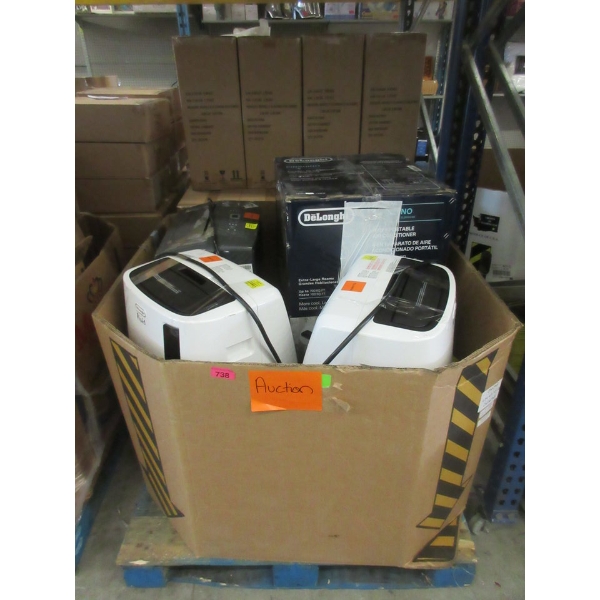 Skid of 4 Assorted Portable Air Conditioners