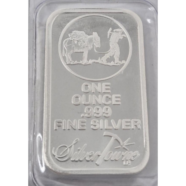 1 Oz .999 Silver Miner/Mule Bar