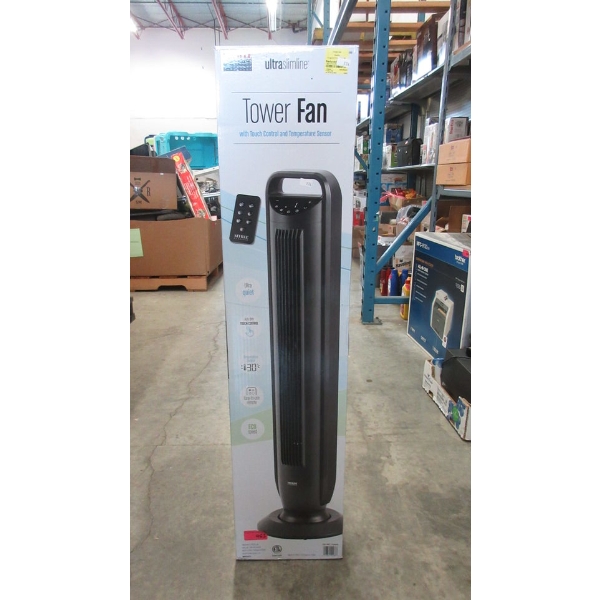 Seville Ultraslimline Tower Fan with Remote