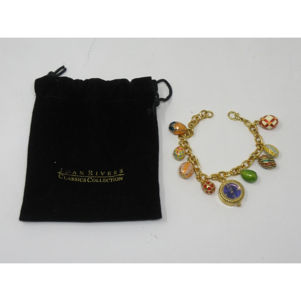 Joan Rivers Classic 8" Russian Egg Bracelet Watch
