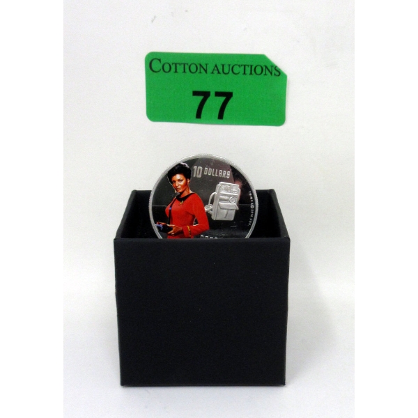 1/2 Oz .999 Silver 2016 Uhura: Star Trek Coin 