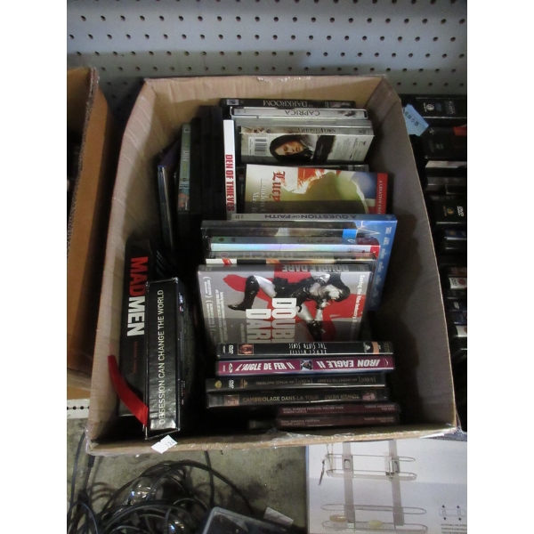 40+ Assorted DVD Movies, TV Shows & Music CDs