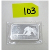 Image 1 : 1 Oz .999 Silver Art Bar 