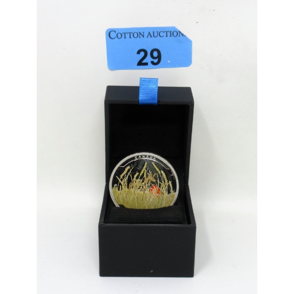 1 Oz .9999 Silver 2017 Landscape Illusion Pronghorn Coin 