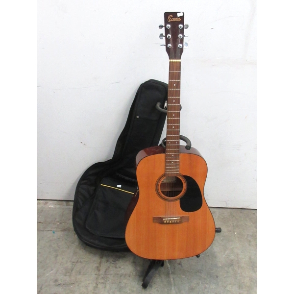 Encore Acoustic Guitar with Bag - Stand not included