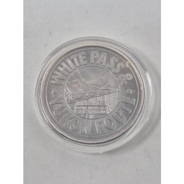 1 Oz .999 Silver 1992 White Pass/Yukon Route Round 