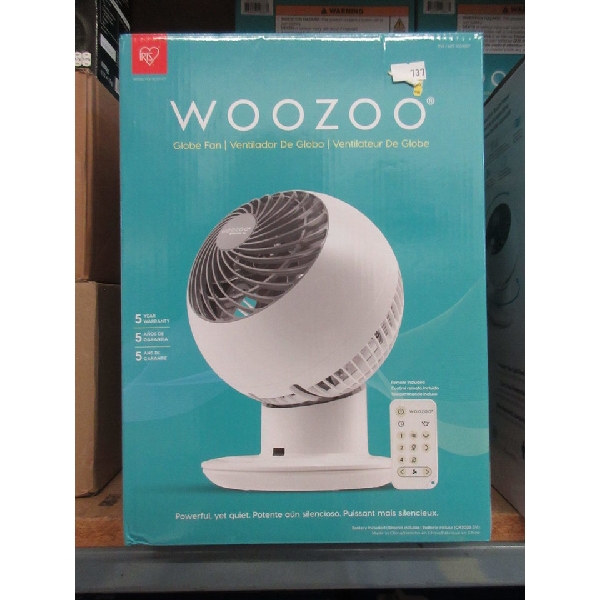 Woozoo Table Top Globe Fan with Remote