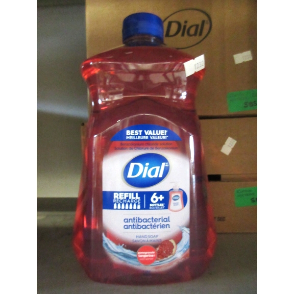 Case of 3 Dial Hand Soap Refills - Pomegranate Tangerine