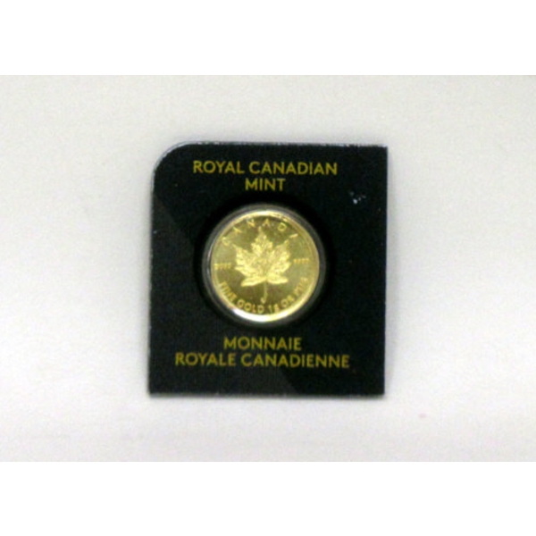 1 Gram .9999 Fine Gold 2015 Maple Leaf Coin 