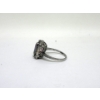 Image 2 : 5.5 CT Mystic Topaz & Diamond Ring in Sterling Silver