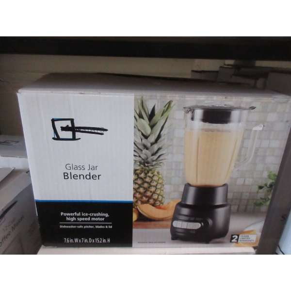 Mainstays Glass Jar Blenders - Black 