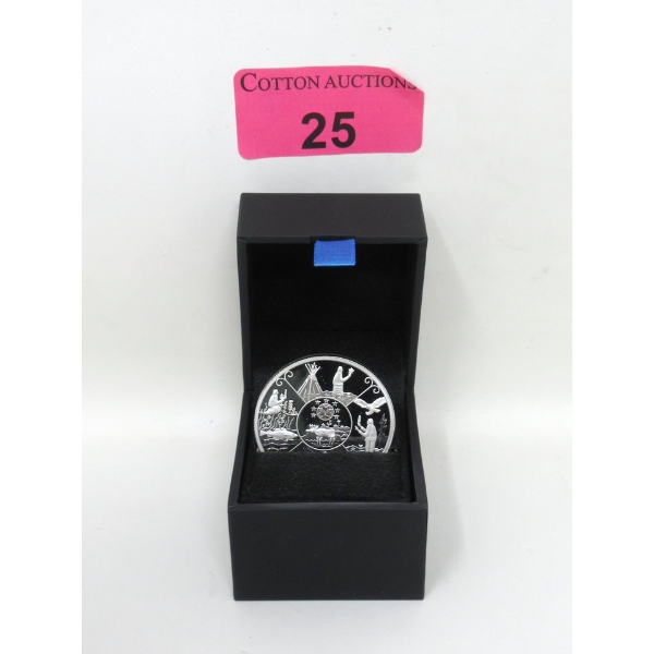 1 Oz+ .9999 Silver 2023 Generations Mi'Kmaq Creations Story Coin 