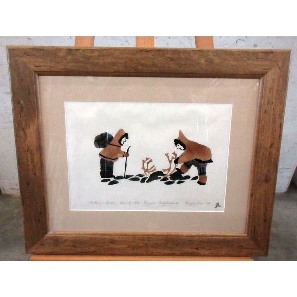 Thomasie Ahkatuktuk Ltd. Edition Stencil Print