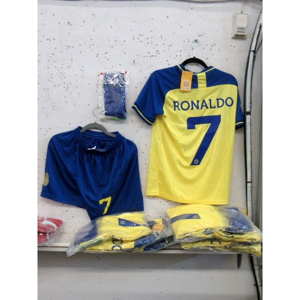 5 New #7 Ronaldo "Al Nassr Team" Soccer Sets