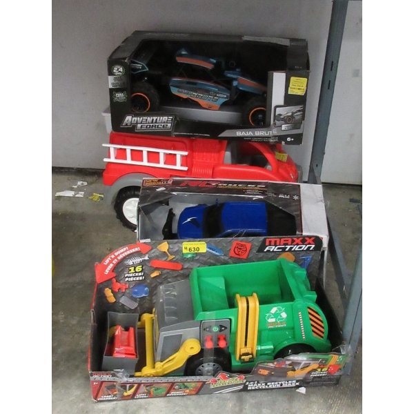 4 Piece Lot of Assorted Toy Vehicles