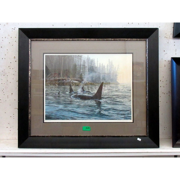 Bill Maximick  Ltd. Edition "A Pod"  Framed Print