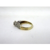 Image 3 : 14 KT Yellow Gold Diamond Ring with Marquise Centre Diamond