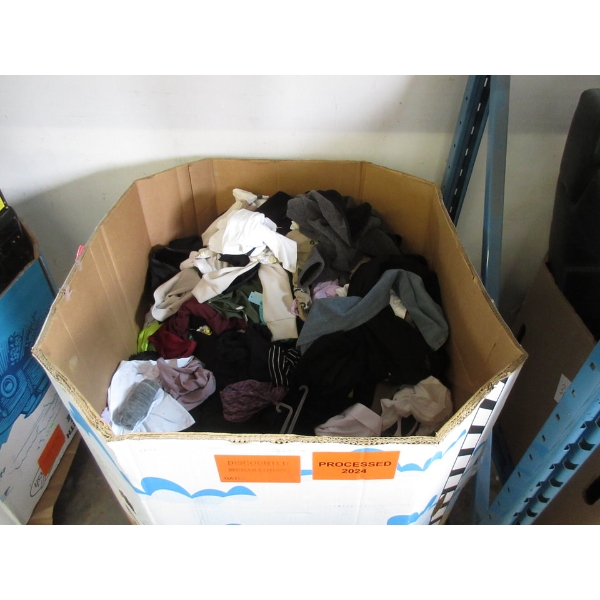 Skid of Overstock & Customer Return Clothing - As Is
